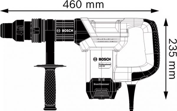 MARTILLO DEMOLEDOR GSH 500 [06113387G0] - Imagen 2