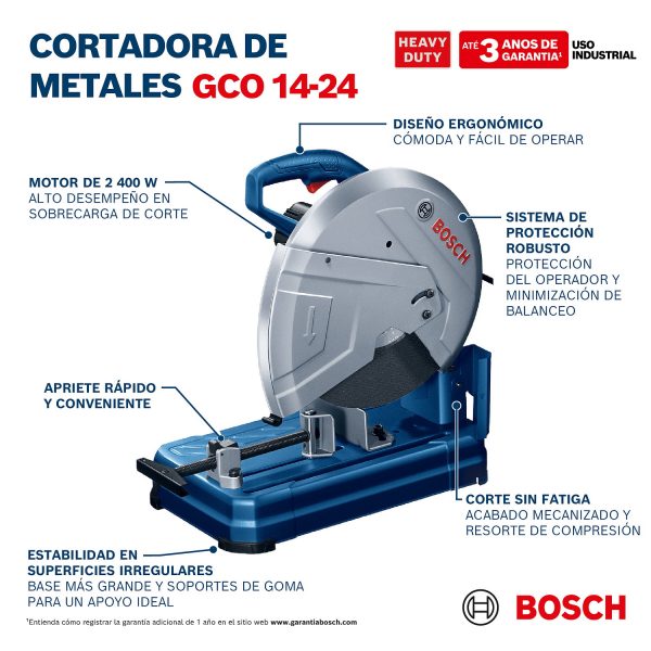 CORTADORA DE METAL GCO 14-24 [0601B370G0]