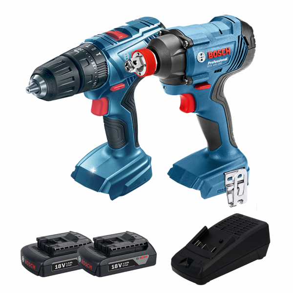 COMBO LLAVE DE IMPACTO GDX 180 LI + ROTOMARTILLO GSB 180 LI [06019G52G2]