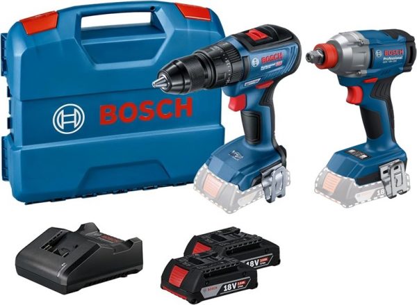 GSB 18V -50 + GDX 18V -285 INCLUYE: 2 PILAS DE 2.0 AMP Y CARGADOR DE 18V